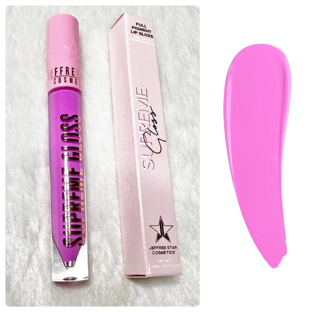 NIB Jeffree Star Supreme Gloss Full Pigment Lip Gloss Queen Supreme 5.10ml